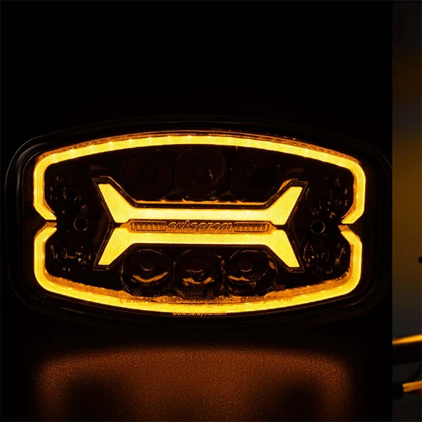 Led Oval Sis Farı Çift Renktır Sis Lambası - 3