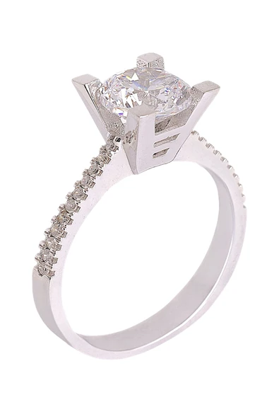 Cigold Taşlı Yüzük 14 Ayar Altın 3.16 Gr OA-C11501039168 - Resim 2