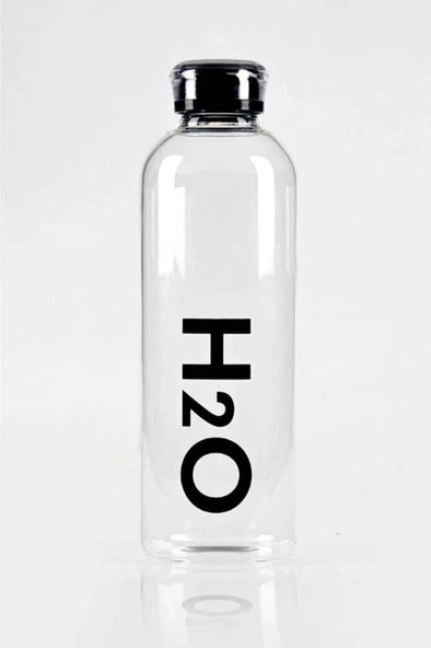 H2O Borosilikat Cam Matara 1 Lt Siyah H2O81001 - 3