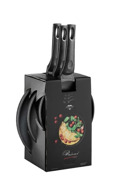 BRİONİ DİAMOND 3 PARÇA TAVA SETİ 20-24-28 CM - 5