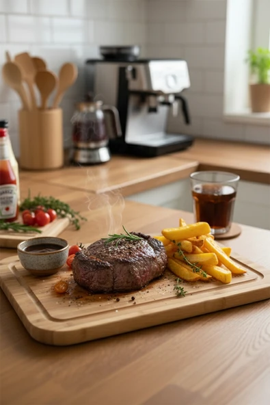 Bambum Talau Steak Tahtası - Orta Boy - Resim 5