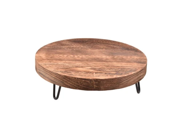 Bambum Calona - Metal Ayaklı Sunum Tahtası Küçük