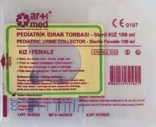 Artımed İdrar Kollektörü Kız