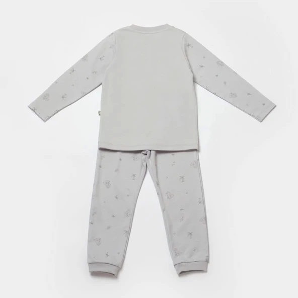 Bibaby Biorganic Koala Jumper Pijama Takım 59778 Gri