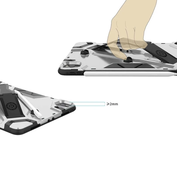 Apple İpad Pro 11 2020 (2.nesil) Redclick Defens Tablet Silikon - Resim 3