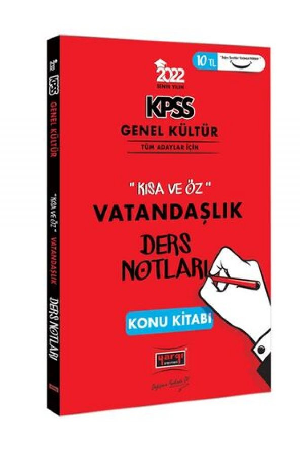 Kpss Genel Kültür Kısa Ve Öz Vatandaşlık Ders Notları Konu Kitabı Yargı Yayınları