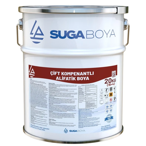 SUGA ÇİFT KOMPENANTLI ALİFATİK BOYA 16+4 20 KG