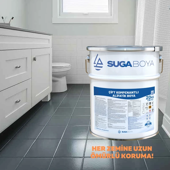 SUGA ÇİFT KOMPENANTLI ALİFATİK BOYA 16+4 20 KG - 10