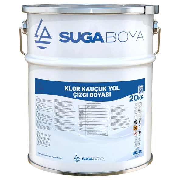 SUGA KLOR KAUÇUK YOL ÇİZGİ BOYASI - 3