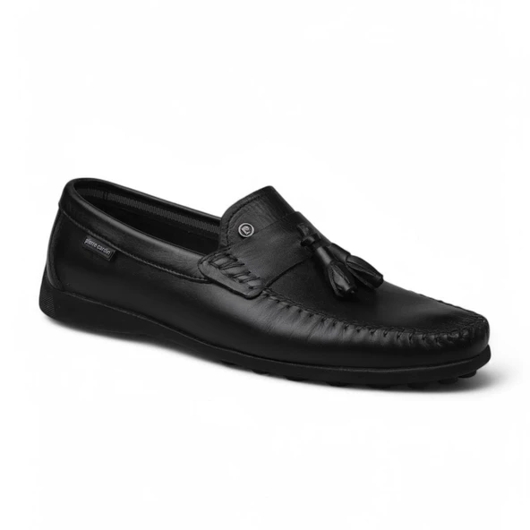 Pierre Cardin 14903 Pc Hakiki Deri Siyah Erkek Loafer Ayakkabı - Resim 2