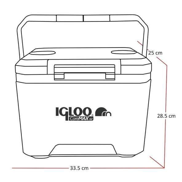 IGLOO CoreMAX 12 Buzluk 12 Litre - Resim 3