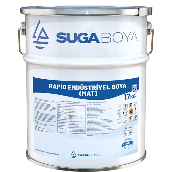 SUGA RAPİD ENDÜSTRİYEL BOYA MAT 17 KG - 9