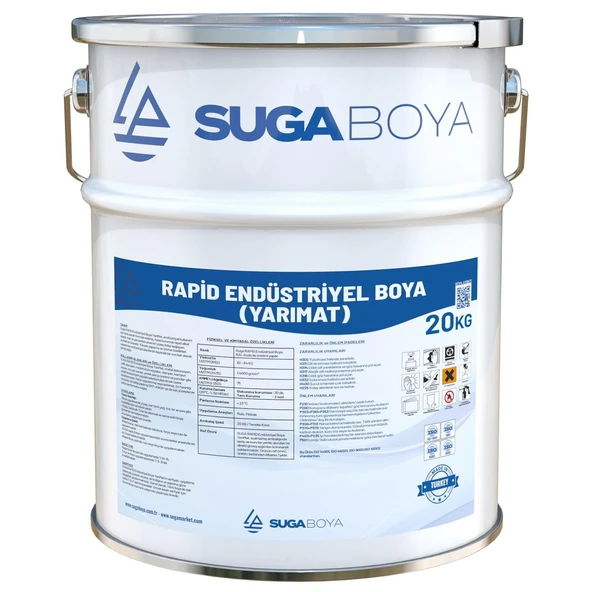 SUGA RAPİD ENDÜSTRİYEL BOYA YARIMAT 20 KG - 7