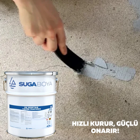 SUGA 2K MORTAR TAMİR MACUNU 1,4+0,6 2 KG - 3