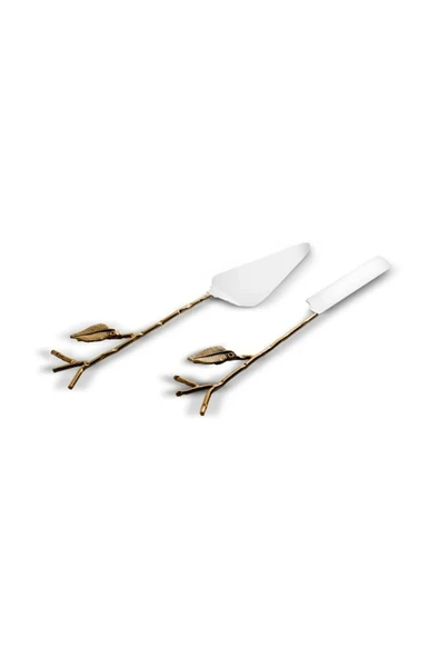 Karaca Home Leaf Altın Servis Bıçak ve Spatula Seti - 3
