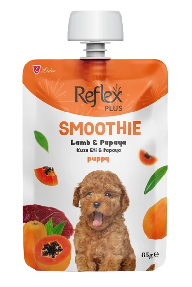 Reflex Plus Smoothie Kuzu Etli Ve Papayalı Yavru Köpek Sıvı Ödülü 85gr ürün görseli 1