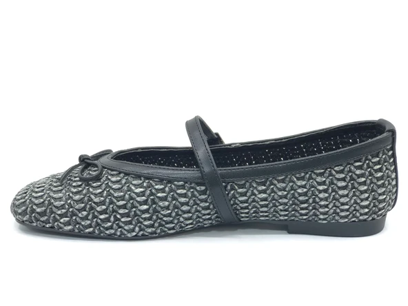 Feles Hasır Fiyonk Detaylı Kadın Babet Ayakkabı - Resim 5