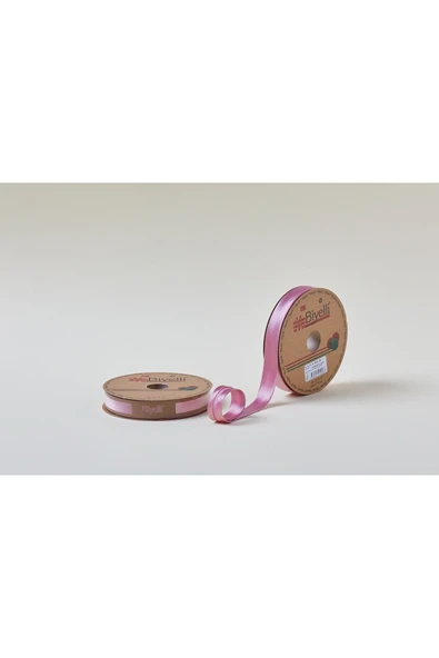 Biye Saten Katlı 054 Gül Kurusu 2 cm 25 Metre %100 Polyester
