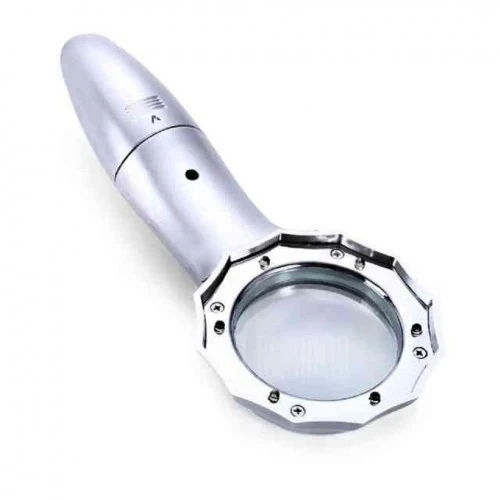 7x Büyüteç 6 Led Işık Aydınlatma 50mm Optik Lens El Büyüteç - 6