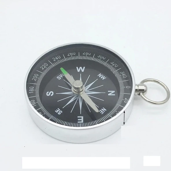 Mini Paslanmaz Alüminyum Pusula G442b - Resim 3