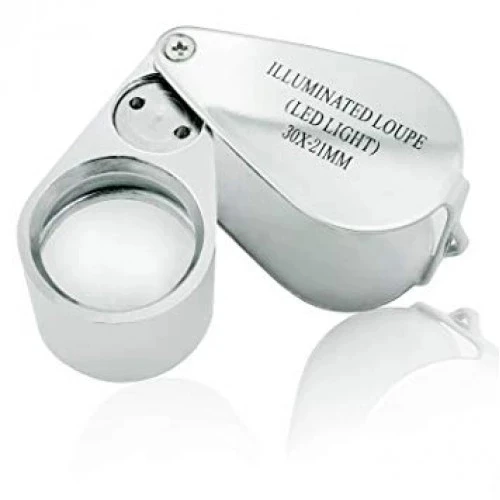 Kontrol, Için Özel Kutulu Metal Işıklı Lup 30x21 - 3