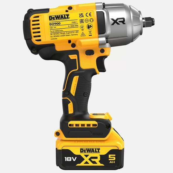 Dewalt DCF900P2T 18Volt 5.0Ah 1396Nm Çift Akülü Profesyonel Somun Sıkma - 3