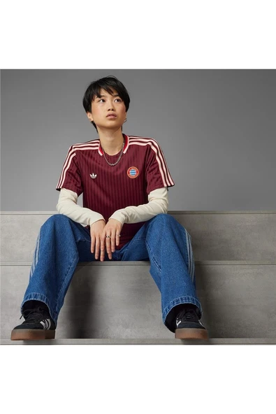 adidas Erkek  Bordo  Forma FCB ICON JSY JF0595 - 5