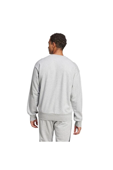adidas Erkek  Gri  Sweatshirt M BL FT SWT JE8952 - 3