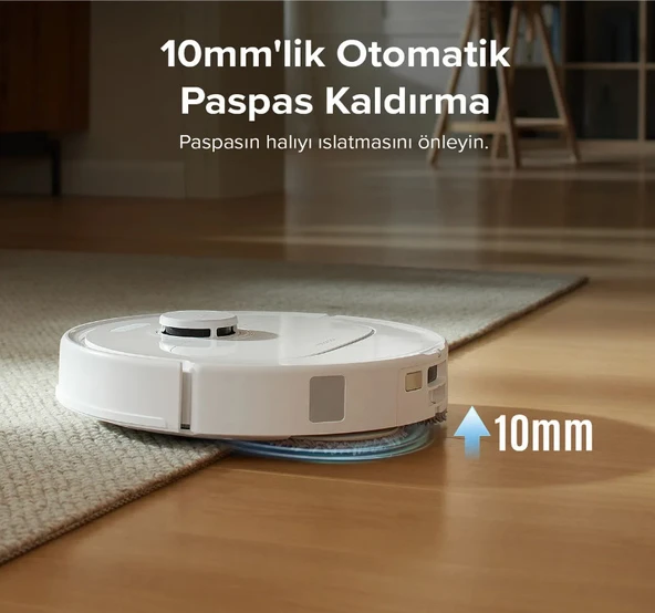 Roborock Qrevo S Çöp İstasyonlu Akıllı Robot Süpürge Beyaz - 3