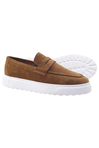 TABA ERKEK  HAKİKİ SÜET LOAFER AYAKKABI - 3