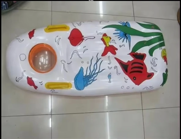 Çocuklar İçin Figürlü Şişme Deniz Yatağı - 2