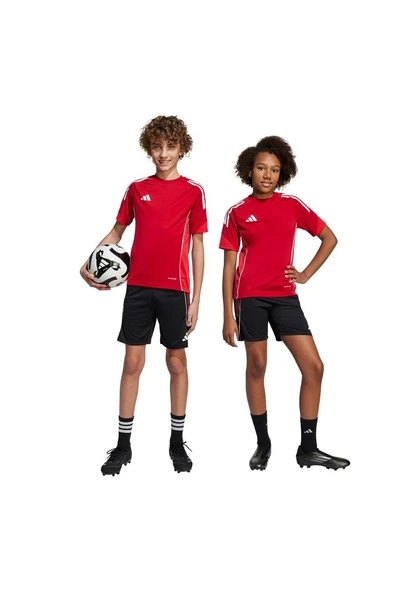 adidas Unisex Çocuk  Siyah  Şort TIRO25C TR SHOY JI6487 - Resim 7