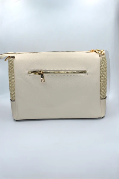 Kadın Özel Askılı Fermuarlı El ve Omuz Çantası - 4