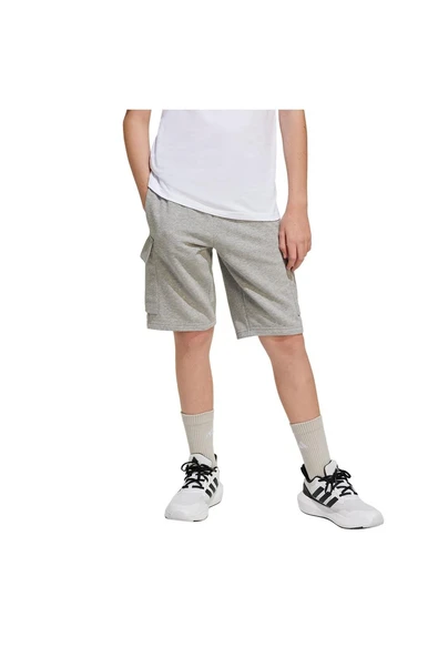 adidas Unisex Çocuk  Gri  Şort J SL FT C SH JE3973 - Resim 2