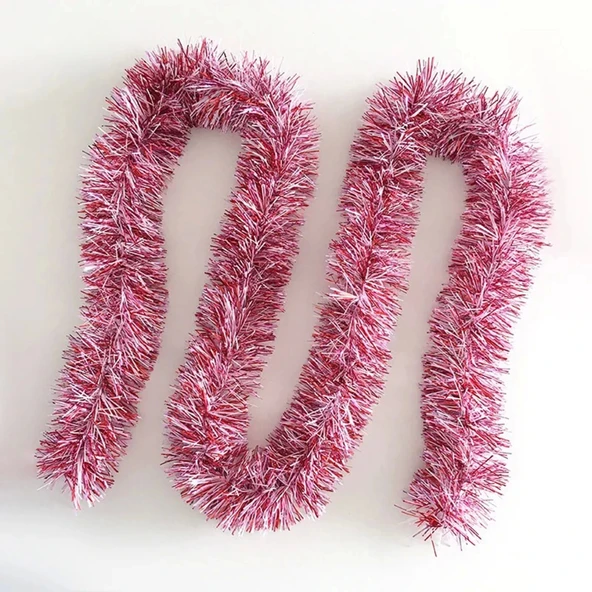 Parti İçin Sim Süs 2 Metre Uzunluk 8 Cm Genişlik Pembe Renk İthal - 2
