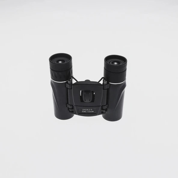 20x21 Nıkula  Cepte Taşımalı Kauçuk Kaplamalı Mini Dürbün  1000m/46m - Resim 3