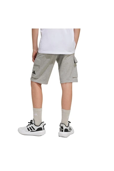 adidas Unisex Çocuk  Gri  Şort J SL FT C SH JE3973 - Resim 3