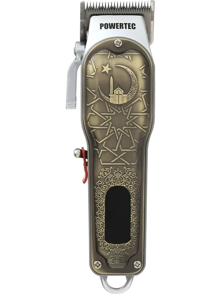 Powertec TR-6600 Profesyonel Saç Tıraş Makinesi 10Taraklı - Resim 5