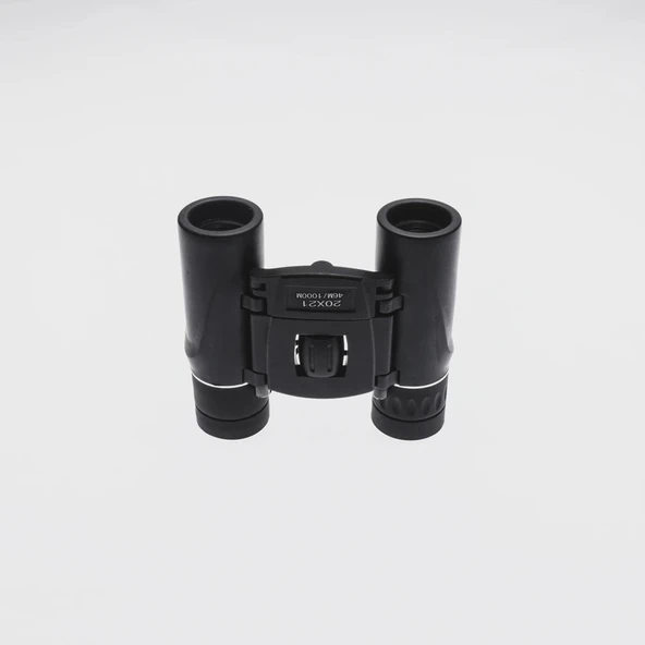 20x21 Nıkula  Cepte Taşımalı Kauçuk Kaplamalı Mini Dürbün  1000m/46m - Resim 2