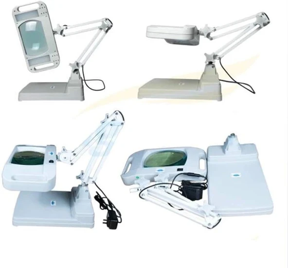 5x 10x Büyüteç Led Işıklı Süper Parlak Enerji Tasarruflu Masa Lambası Lt861 - 2