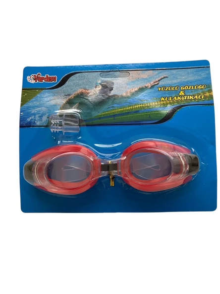 3lü Set Havuz Deniz Yüzücü Gözlüğü Boneli Tıkaçlı UV Korumalı Yüzme Seti - 10