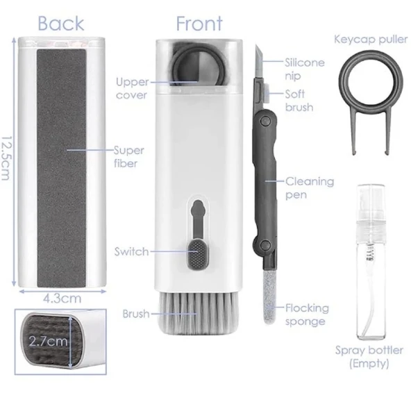 Çok Fonksıyonlu 7 In 1 Aırpods Klavye Ekran Kulaklık Temızleme Kıtı - Resim 5