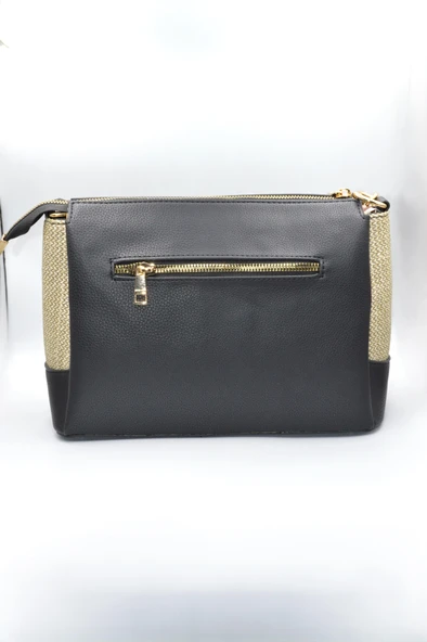 Kadın Özel Askılı Fermuarlı El ve Omuz Çantası - 4