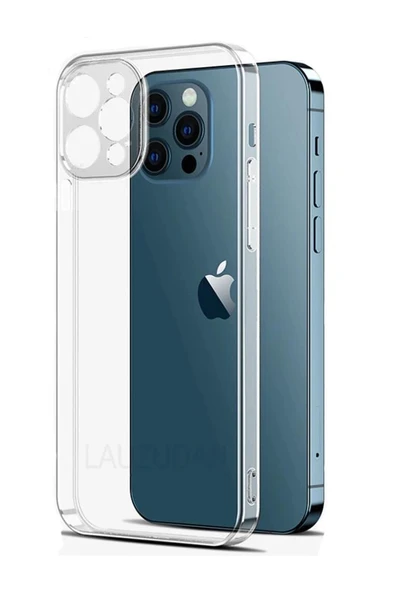 Vendas iPhone 13 Pro Uyumlu (13 Pro) Simple Serisi Kamera Korumalı Soft Şeffaf Silikon Kılıf + Seramik Nano Ekran Koruyucu