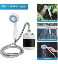 Taşınabilir Şarjlı Seyyar Duş Seti ( Pompa - Hortum - Duş Başlığı ) - Resim 3