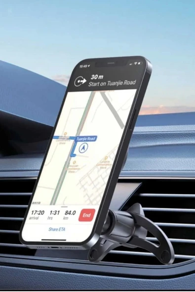 Acl T-111 Magsafe Havalandırma İçin Araç İçi Telefon Tutucu - 2