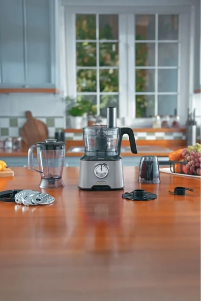 Karaca Mastermaid Power 10 in 1 Mutfak Robotu Silver Blender Seti 2000w