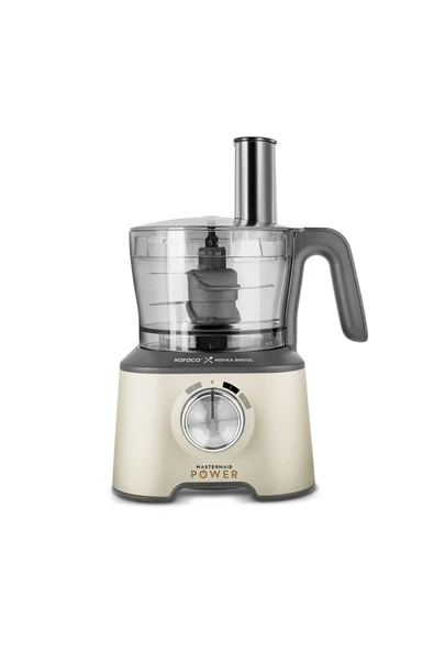 Karaca x Refika Birgül Mastermaid Power 10 in 1 Mutfak Robotu Swiss Cream 2000w - 3