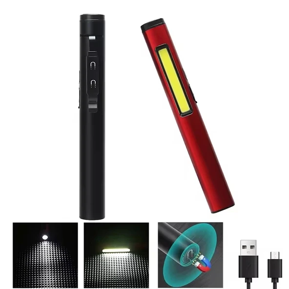 Şarjlı Mıknatıslı Çalışma Lambası Cep Feneri  Wt-307-s - Resim 7