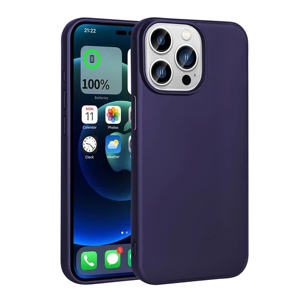 Vendas iPhone 15 Pro Max Uyumlu (15 Pro Max) Fora Serisi Yumuşak Rubber Silikon Kılıf - Resim 7